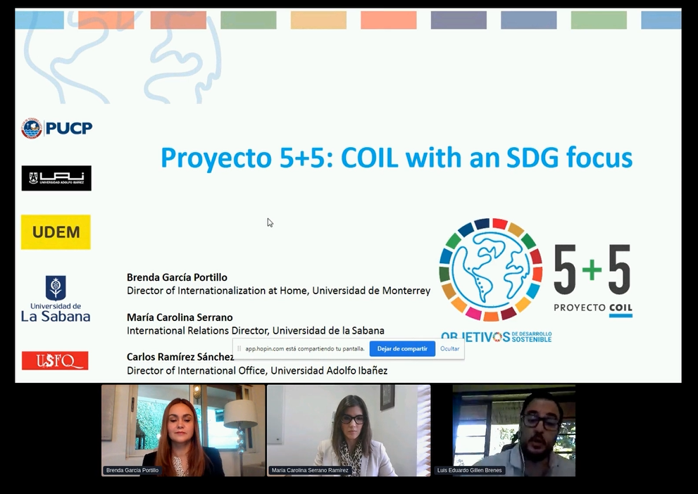 Proyecto 5+5: COIL with an SDG focus
