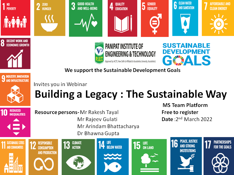 Building a Legacy: The Sustainable Way