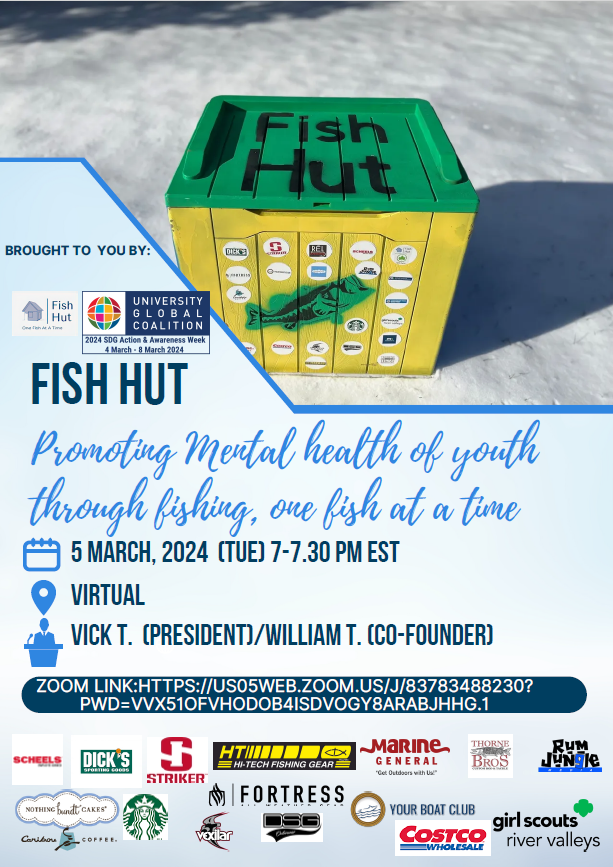 Fish Hut – Promoting positive mental health through fishing, one
