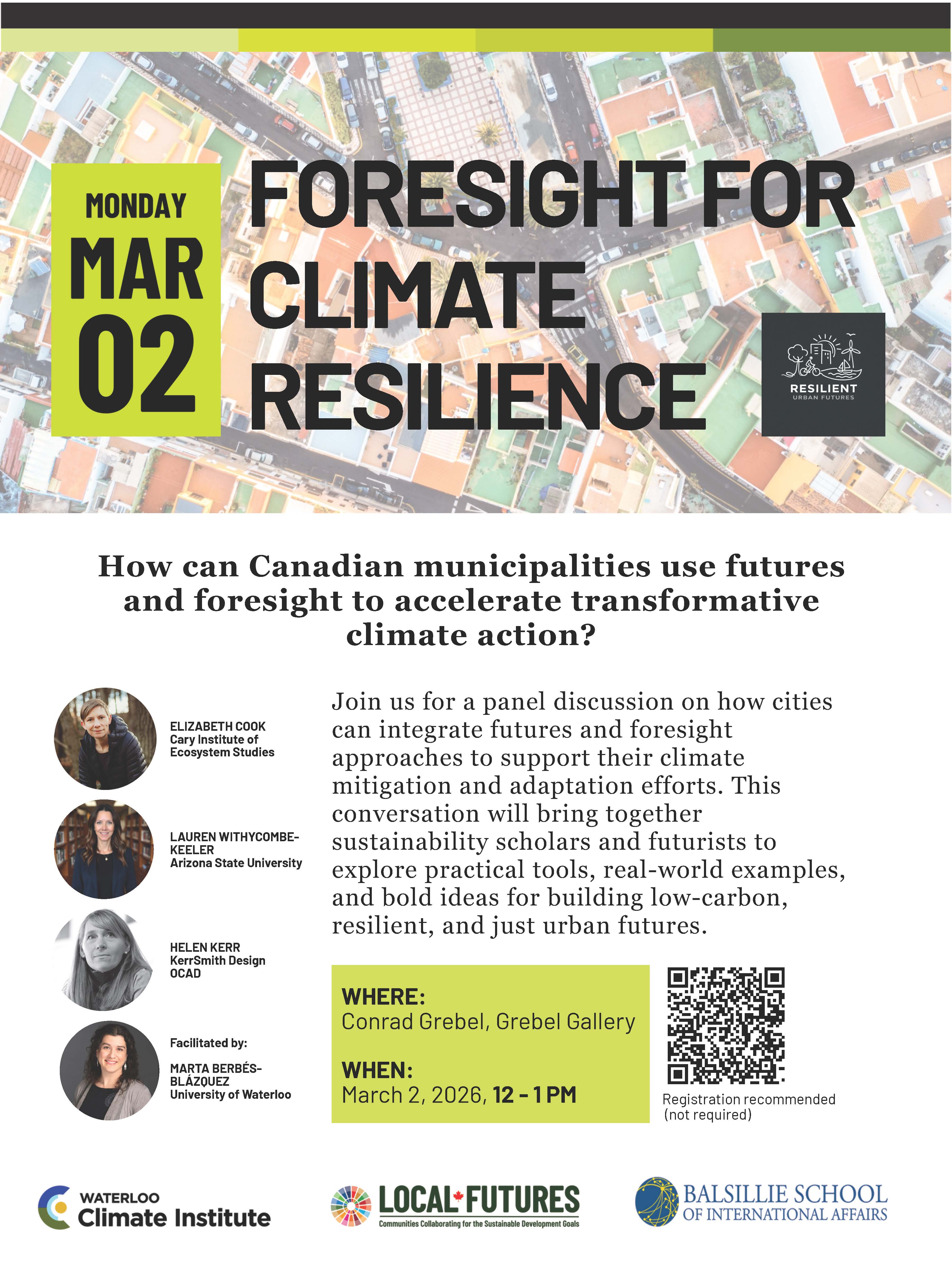 Foresight for Climate Resilience